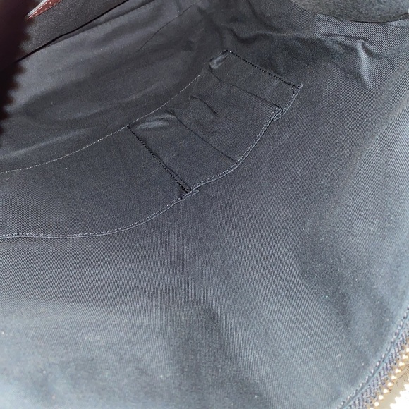 Fossil Dawson Fldovr tote black and white polka dots NWT - Picture 7 of 10